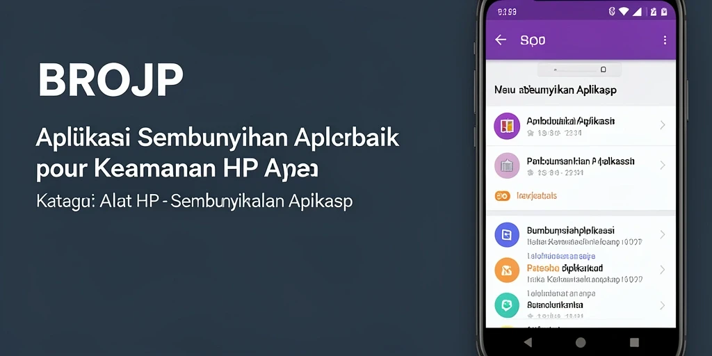 Tampilan antarmuka aplikasi BROJP yang sederhana dan intuitif.