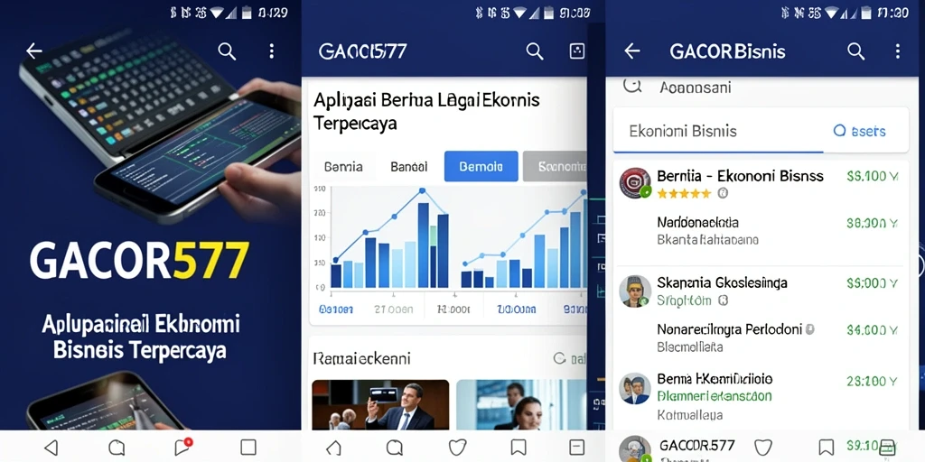 Tampilan antarmuka GACOR577 dengan berita ekonomi terbaru.