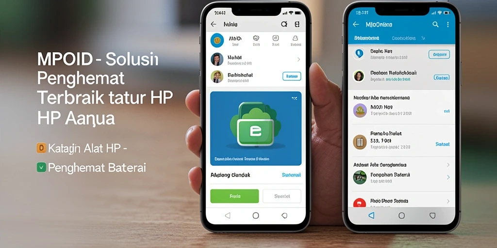 Antarmuka MPOID yang intuitif dan fitur penghemat baterai yang efisien.